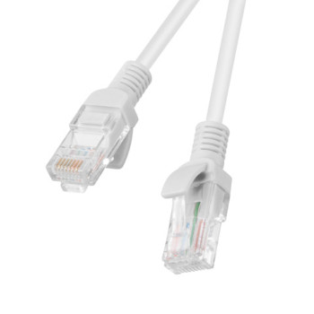 Lanberg | Komunācijas kabelis CAT.5E UTP | PCU5-10CC-1500-S | 15 m | Pelēks