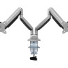 Logilink BP0043 Dual Monitor Desk mount, 13"-32",gas spring, aluminum | Logilink
