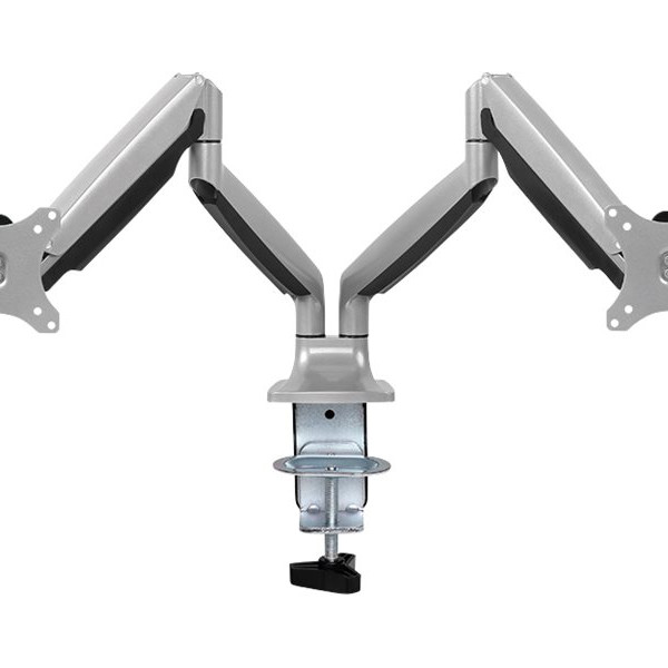 Logilink BP0043 Dual Monitor Desk mount, 13"-32",gas spring, aluminum | Logilink