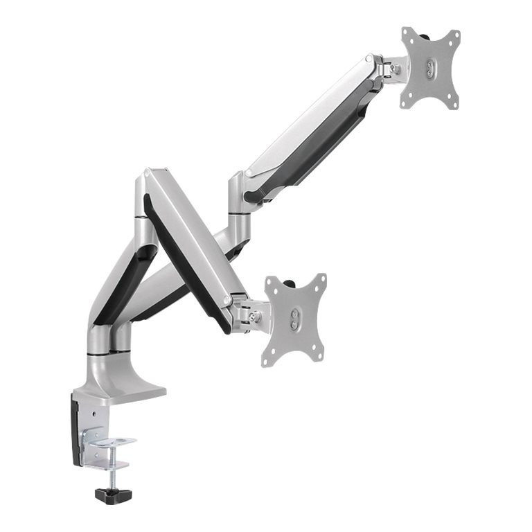 Logilink BP0043 Dual Monitor Desk mount, 13"-32",gas spring, aluminum | Logilink