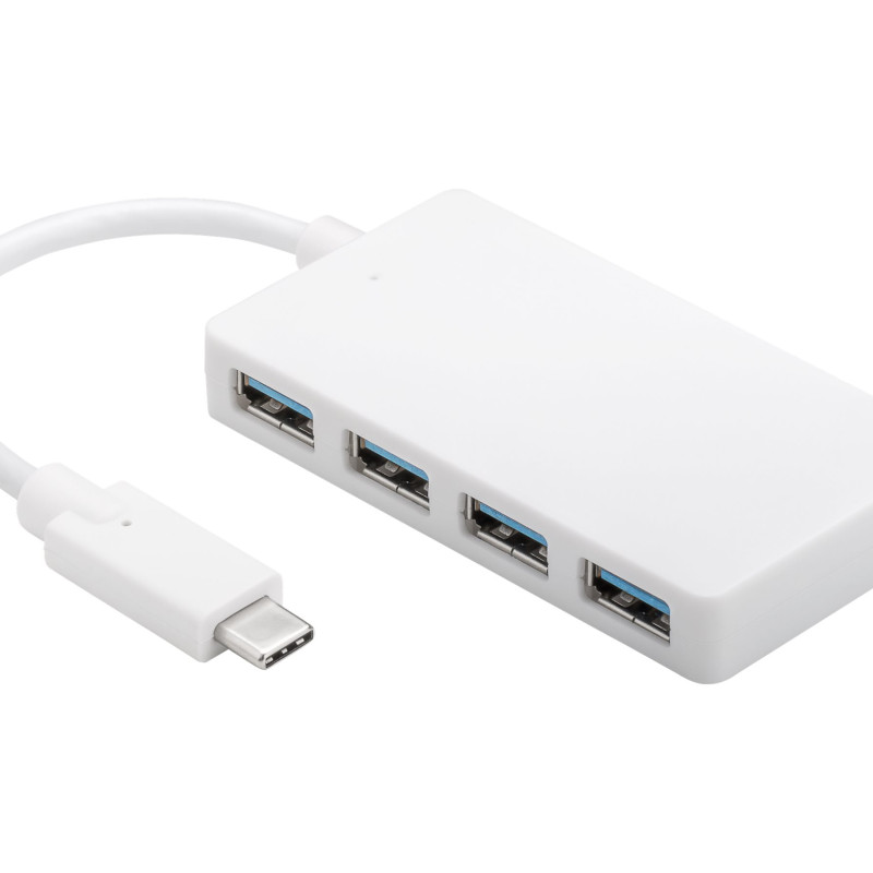 Goobay | 4 USB-C daudzportu adapters | 66274 | USB Type-C spraudnis | USB 3.0 ligzda (Type A)