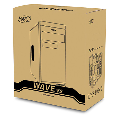 Deepcool | Wave V2 | Melns | Micro ATX