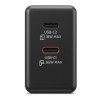 Lenovo Dual USB-C 65W GaN Charger | USB-C | 65 W | Charger