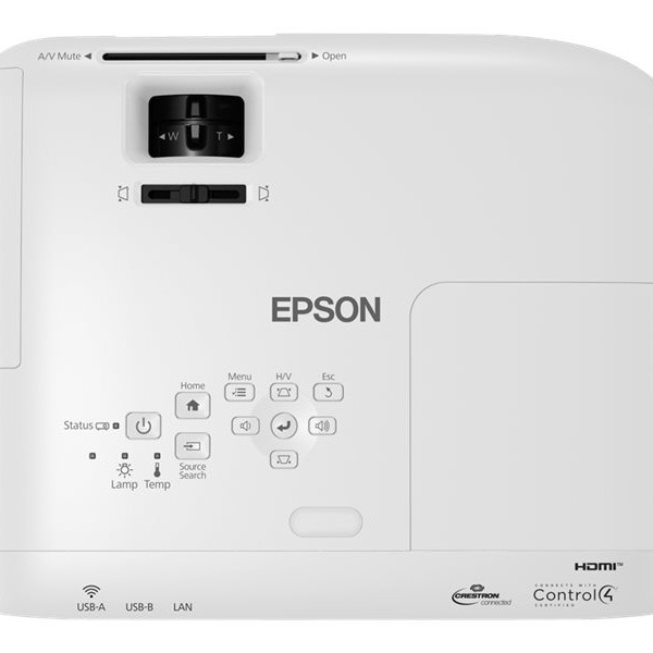 Epson | EB-W49 | WXGA (1280x800) | 3800 ANSI lumens | White | Lamp 12 month(s)