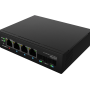 Lanberg pārslēdzējs Light Industrial PoE 1xBT 3xAT 2xSFP Din Nevadāms Gigabit Ethernet | ILGE-4P-2S-90 | Unmanaged