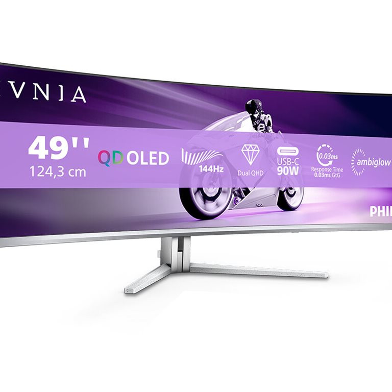 Philips | 49M2C8900L/00 | 49 " | OLED | 32:9 | 144 Hz | 0.03 ms | 5120 x 1440 pixels | HDMI ports quantity 2