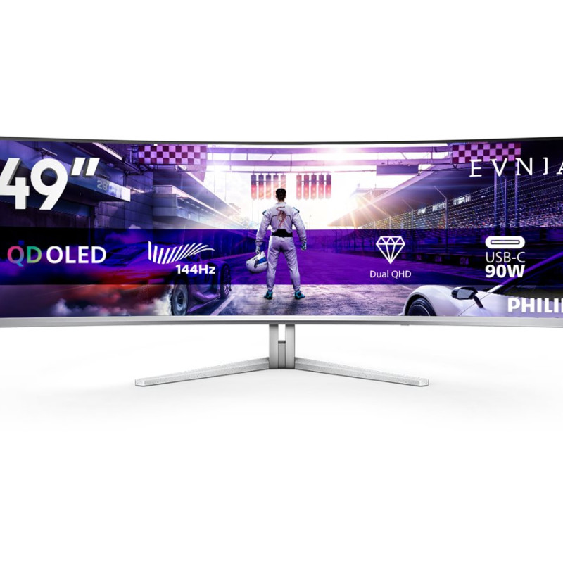 Philips | 49M2C8900L/00 | 49 " | OLED | 32:9 | 144 Hz | 0.03 ms | 5120 x 1440 pixels | HDMI ports quantity 2