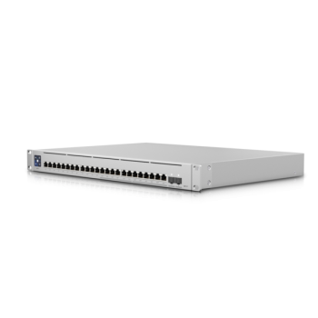 Ubiquiti | Switch Enterprise 24 PoE | USW-Enterprise-24-PoE | Pārvaldāms L3 | Ierīkojams skapis | Gigabit Ethernet (vara) porti 12x10/100/1000 Mbps + 12x100/1000/2500 Mbps | SFP porti 0 | SFP+ porti 2 | PoE+ porti 24 | Barošanas avots AC/DC, iekšējs, 550W