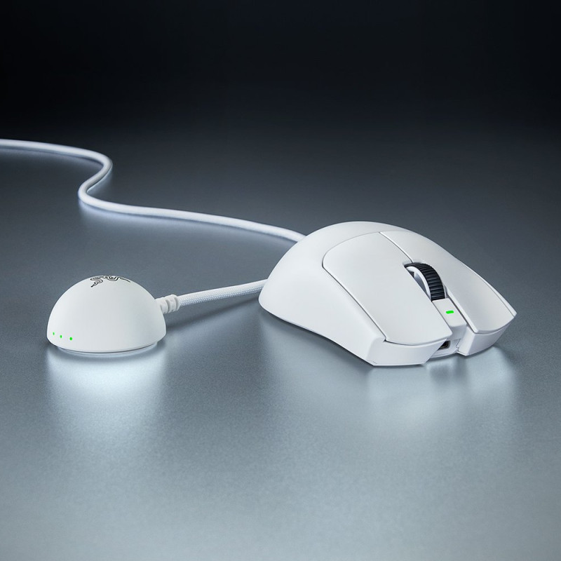 Razer spēļu pele | Viper V4 Pro Esports | Bezvadu | Razer HyperSpeed Wireless Gen-2, Vads | Balta