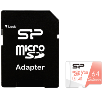 Silicon Power Superior | 64 GB | microSDXC | Flash atmiņa klase 10
