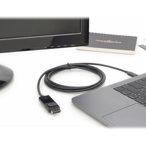 Digitus | USB Type-C adaptera kabelis | AK-300333-020-S | USB-C | DisplayPort | USB-C uz DP | 2 m