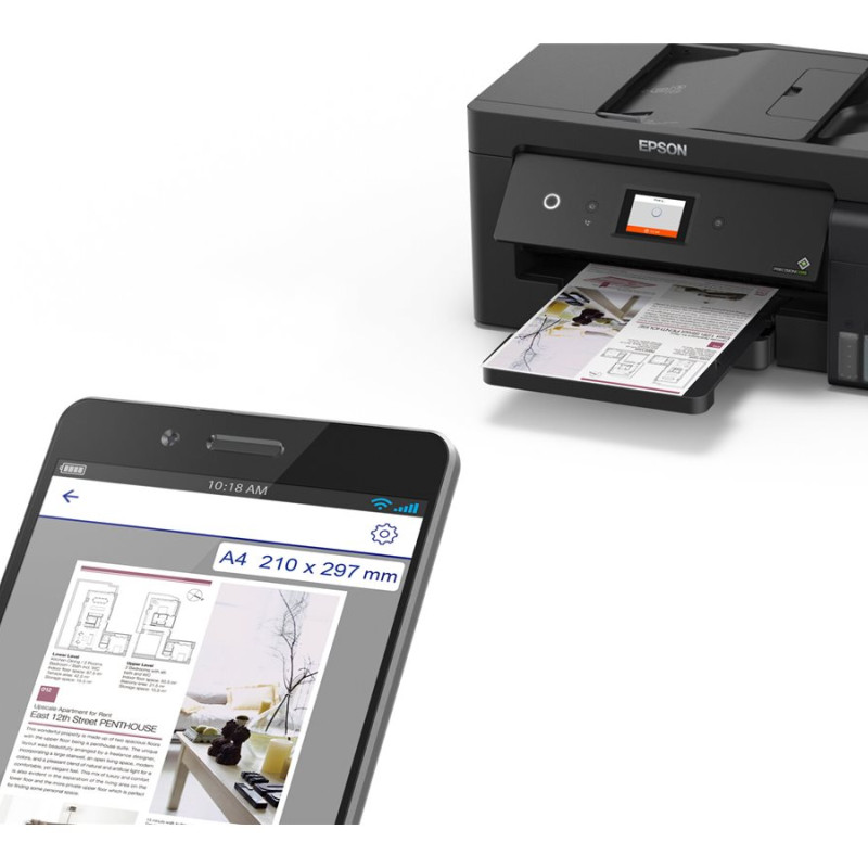 Epson | EcoTank | L14150 | Tintes | Krāsu | Daudzfunkciju printeris | A3+ | Wi‑Fi | Melns