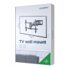 Gembird | Full-motion wall mount | Fixed | 37-80 " | Maximum weight (capacity) 60 kg | Black