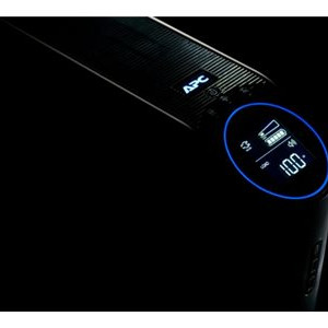 Schneider Electric Back-UPS Pro for Gaming, Tornis, 230 V, 4x Schuko un 2x IEC C13 ligzdas, RGB gaisma, tīra sinusoīda vilne, Midnight | 2200 VA | 1320 W | 230 V