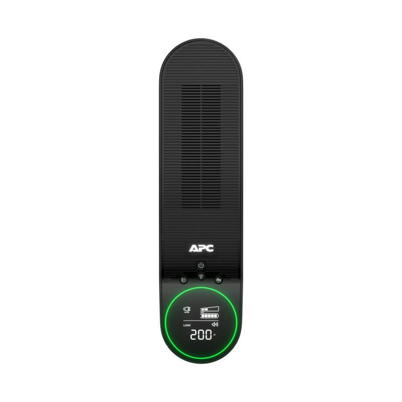 Schneider Electric Back-UPS Pro for Gaming, Tornis, 230 V, 4x Schuko un 2x IEC C13 ligzdas, RGB gaisma, tīra sinusoīda vilne, Midnight | 2200 VA | 1320 W | 230 V