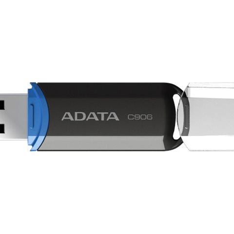 ADATA | USB zibatmiņa | C906 | 64 GB | USB 2.0 | Melna