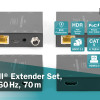 Digitus | HDMI Extender Set, 4K/60Hz, 70 m | DS-55506