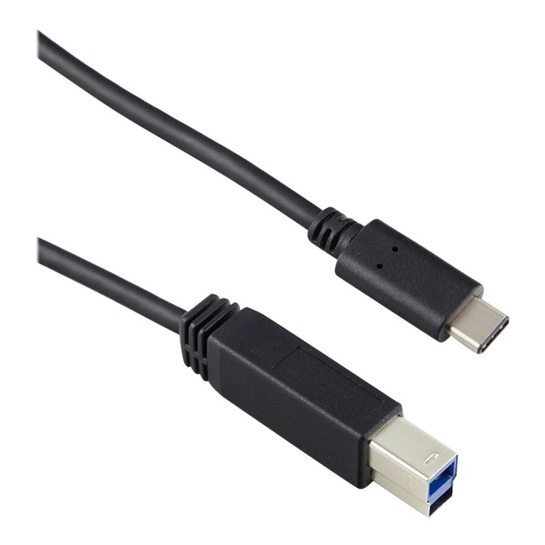 Targus 1 m USB-C uz USB-B 3.1 Gen2 (10 Gbps 3 A) kabelis - melns - tikai B2B | Targus