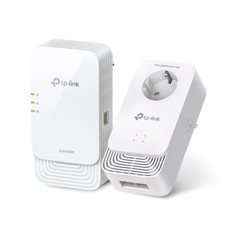 TP-LINK G.hn2400 Powerline AX1800 Wi-Fi 6 komplekts | PGW2440 KIT | 1428 Mbit/s | 802.11ax