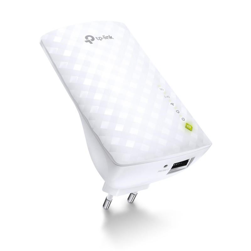 TP-LINK | Extender | RE200 | 802.11ac | 2.4GHz/5GHz | 300+433 Mbit/s | 10/100 Mbit/s | Ethernet LAN (RJ-45) 1 ports | MU-MIMO Nē | bez PoE | Antenas tips 3xIekštelpu