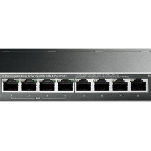 TP-LINK | Smart Switch | TL-SG108PE | Web pārvaldāms | Desktop | Gigabit Ethernet (vara) porti 4 | PoE+ porti 4 | Barošanas avots ārējs | 36 mēneši