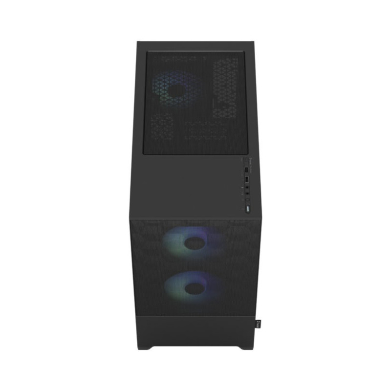 Fractal Design | Pop Mini Air RGB | Sānu logs | Melns TG Clear Tint | mATX, Mini ITX | ATX