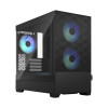 Fractal Design | Pop Mini Air RGB | Sānu logs | Melns TG Clear Tint | mATX, Mini ITX | ATX