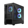 Fractal Design | Pop Mini Air RGB | Sānu logs | Melns TG Clear Tint | mATX, Mini ITX | ATX