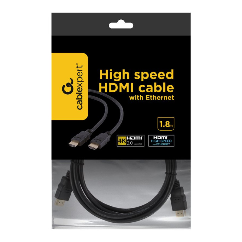 Cablexpert | CC-HDMI4-6 | High speed HDMI male-male cable | HDMI to HDMI | 1.8 m