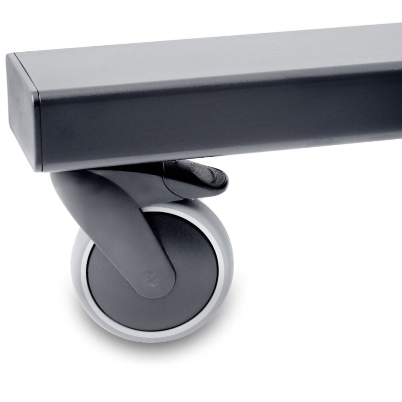 EDBAK | TR18 | Trolleys & Stands | 60-98 " | Maximum weight (capacity) 80 kg | Black