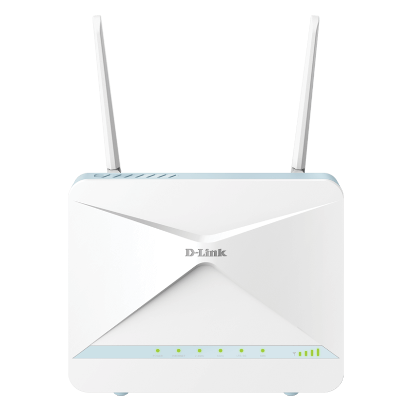 D-Link | AX1500 4G CAT6 Smart Router | G416/E | 802.11ax | 300+1201 Mbit/s | 10/100/1000 Mbit/s | Ethernet LAN (RJ-45) ports 3 | Mesh Support Yes | MU-MiMO Yes | No mobile broadband | Antenna type External