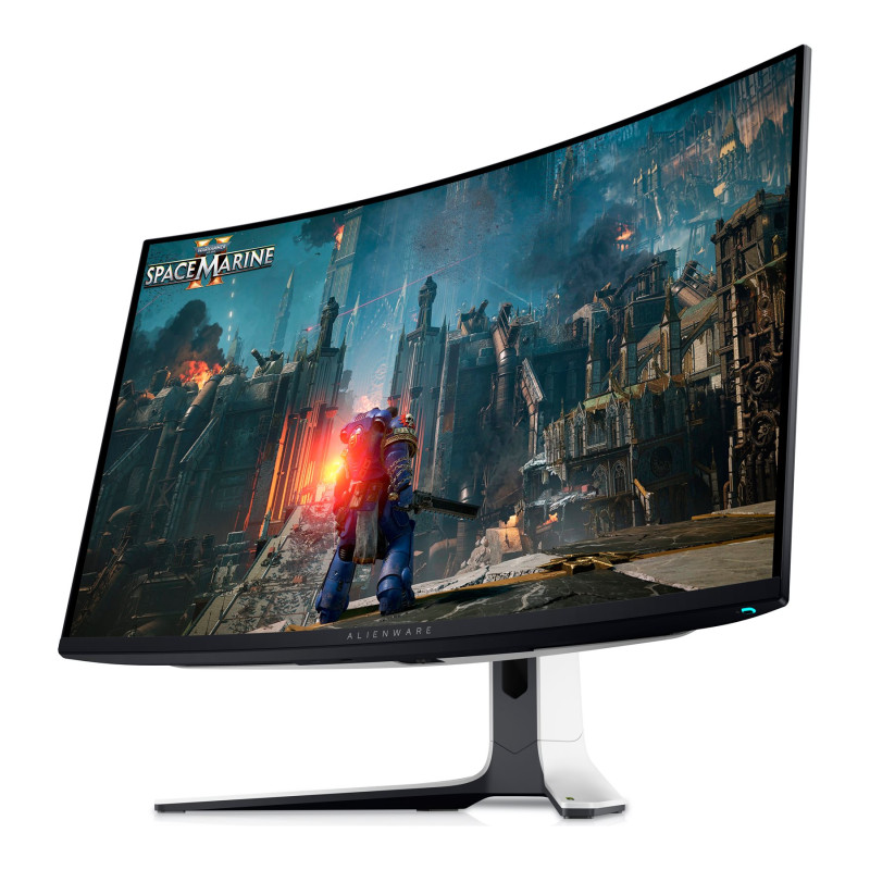 Dell | Curved Screen Gaming Monitor | AW3225QF | 31.6 " | OLED | 4K UHD | 16:9 | 240 Hz | 0.03 ms | 3840 x 2160 pixels | 1000 cd/m² | Power connector, Security-lock slot, Joystick, USB-A, USB-B, USB-C, HDMI, DispalyPort | HDMI ports quantity 2 | White / Black