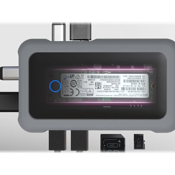 Raidsonic | Dokstacija ar NVMe ligzdu | IB-DK2108M-C | HDMI portu skaits 1