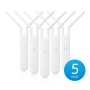 Ubiquiti | UniFi | UAP-AC-M-5Pack Mesh piekļuves punkts | 802.11ac | 867 Mbit/s | 10/100/1000 Mbit/s | Ethernet LAN (RJ-45) ports 1 | MU-MIMO Jā | 12 mēn.
