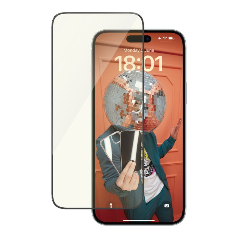 PanzerGlass | Ekrāna aizsargs | Apple | iPhone 15 Plus | Stikls | Caurspīdīgs | Ultra-Wide Fit; Viegla uzstādīšana; Pretpirkstu nospiedumu; Pret zilās gaismas; Pretatstarojuma; Pret dzelteno krāsu novecošanu | Acu aizsardzība