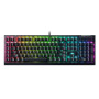 Razer | Mehāniskā spēļu klaviatūra | BlackWidow V4 X | Mehāniskā spēļu klaviatūra | Ar vadu | US | Dzelteni mehāniskie slēdži (lineāri) | Melna