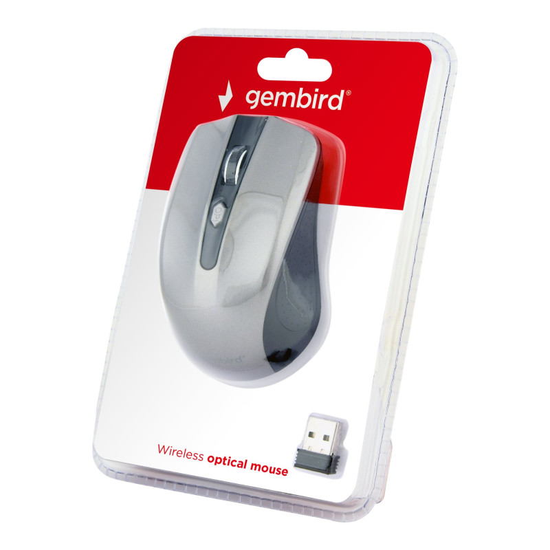 Gembird | Pele | MUSW-4B-04-BG | Standarta | Bezvadu | Melns/ Space Grey