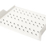 Digitus | Fiksētā plaukta skapjiem | DN-97610 | Piemērots komponentu uzglabāšanai, kas nav piemēroti 483 mm (19”); Plāns dizains — aizņem 2 augstuma vienības; Viegli un ātri montēt/demontēt; Slodzes kapacitāte: 25 kg; Izmēri: 88 x 482 x 349 mm | Balts