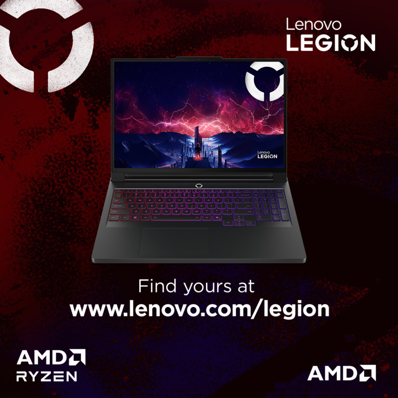 Lenovo Legion Pro 7 16AFR10H | Eclipse Black | 16 " | OLED | WQXGA | 2560 x 1600 pixels | Glossy | AMD Ryzen 9 | 9955HX | 32 GB | SO-DIMM DDR5 | Solid-state drive capacity 1000 GB | NVIDIA GeForce RTX 5070 Ti | GDDR7 | 12 GB | Windows 11 Home | 802.11be | Bluetooth version 5.4 | Keyboard language Nordic | Keyboard backlit
