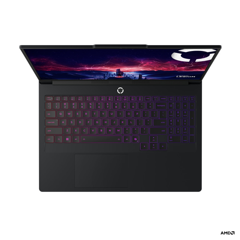 Lenovo Legion Pro 7 16AFR10H | Eclipse Black | 16 " | OLED | WQXGA | 2560 x 1600 pixels | Glossy | AMD Ryzen 9 | 9955HX | 32 GB | SO-DIMM DDR5 | Solid-state drive capacity 1000 GB | NVIDIA GeForce RTX 5070 Ti | GDDR7 | 12 GB | Windows 11 Home | 802.11be | Bluetooth version 5.4 | Keyboard language Nordic | Keyboard backlit