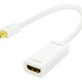 Logilink | Adapter Mini DisplayPort to HDMI with Audio: | Grey | Mini DisplayPort | HDMI A | 0.1 m