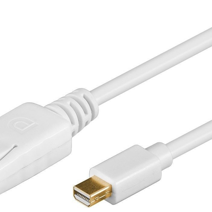 Goobay 52859 Mini DisplayPort adaptera kabelis 1.2, zelta pārklājums, 2 m | Goobay | DP uz mini-DP