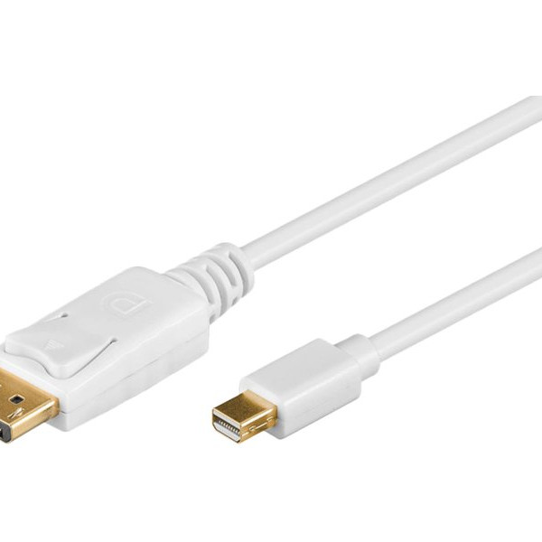 Goobay 52859 Mini DisplayPort adaptera kabelis 1.2, zelta pārklājums, 2 m | Goobay | DP uz mini-DP