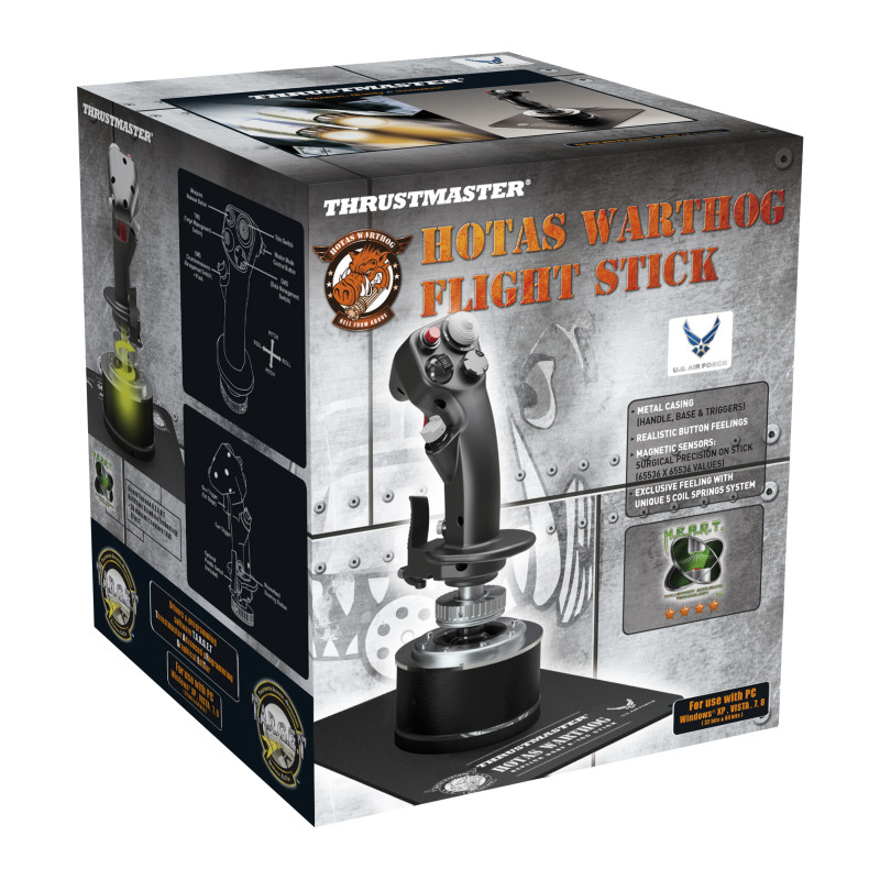 Thrustmaster | Joystick Warthog Flight Stick | Melns