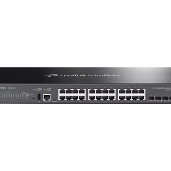 TP-LINK SG5428X Omada 24 portu Gigabit sapludināms Lite L3 pārvaldāms slēdzis ar 4× 10G slotiem | TP-LINK