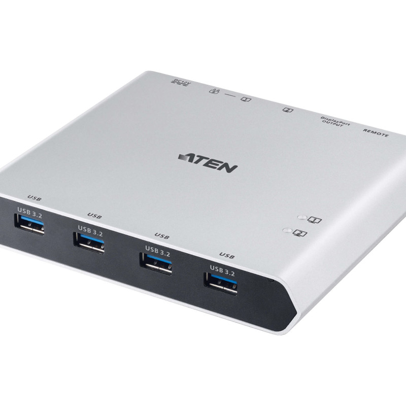 Aten | 2-portu 4K USB-C KVM dokstacijas slēdzis | US3311