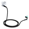 Goobay | USB-C to USB-A Textile Cable with Metal Plugs | 49296 | USB-C to USB-A