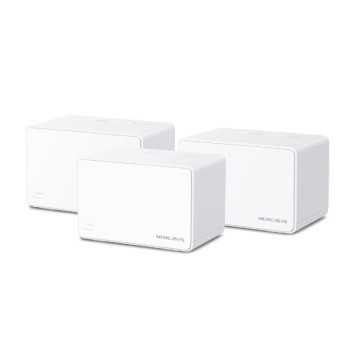 Mercusys | AX3000 visas mājas Mesh WiFi 6 sistēma ar PoE | Halo H80X (3-Pack) | 802.11ax | 574+2402 Mbit/s | 10/100/1000 Mbit/s | Ethernet LAN (RJ-45) porti 3 | Mesh atbalsts Jā | MU-MIMO Jā | Bez mobila platjoslas | Antenas tips Iekšējā