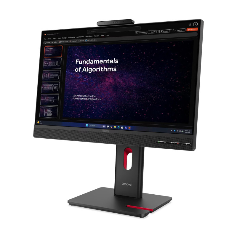 Lenovo ThinkCentre TIO24 Gen 6 Touch 23.8 FHD 1920x1080/16:9/250nits/Melns | Lenovo