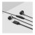 Sennheiser Austiņas | CX 80U | Vada | Iekšausu | Mikrofons | Melna